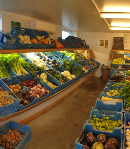 Vente de produits de la ferme à Gozée